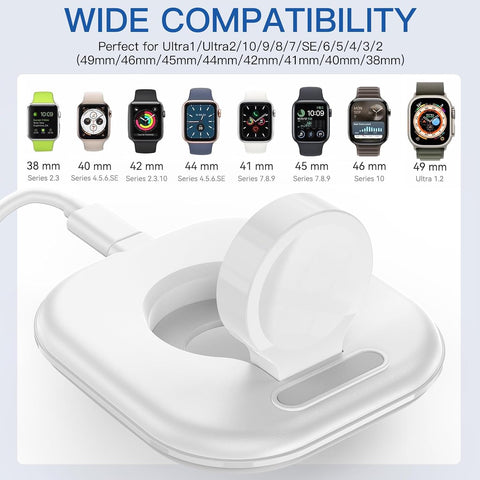 for Apple Watch Charger Stand, Magnetic Fast Charging Dock Portable Design