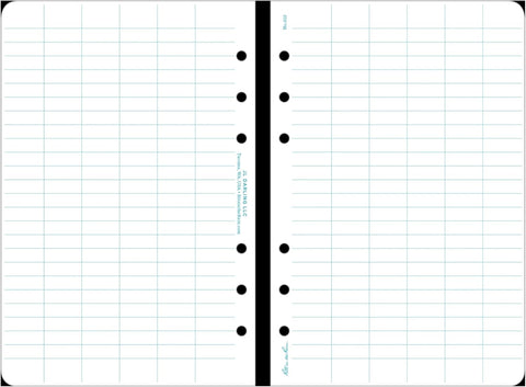 Rite in the Rain Weatherproof Loose Leaf Paper, 4.625" x 7", 32# White, Level Pattern, 100 Sheet Pack (No. 312)