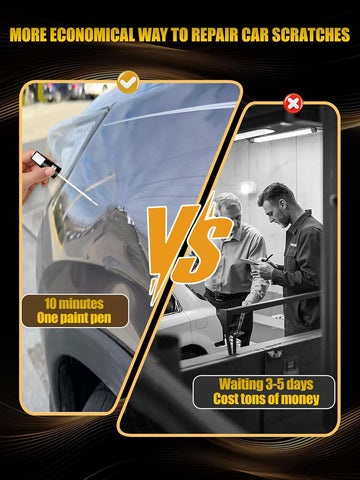 Blue Touch Up Paint for Cars, Auto Car Paint Touch Up Paint Pen for Deep Scratches, Car Scratch Repair Pen, Quick and Easy Solution to Repair Minor Automotive Scratches (Azure Shine Metallic)