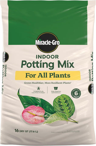 Miracle-Gro Indoor Potting Mix for All Plants, 16 qt.