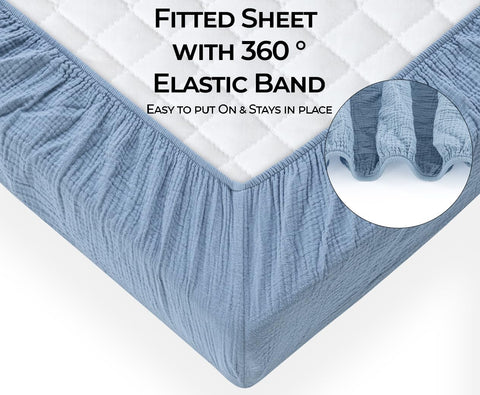 Dreamology Baby Crib Sheets,Muslin Crib Sheet Girls,Boys,Crib Sheet,2 Pack