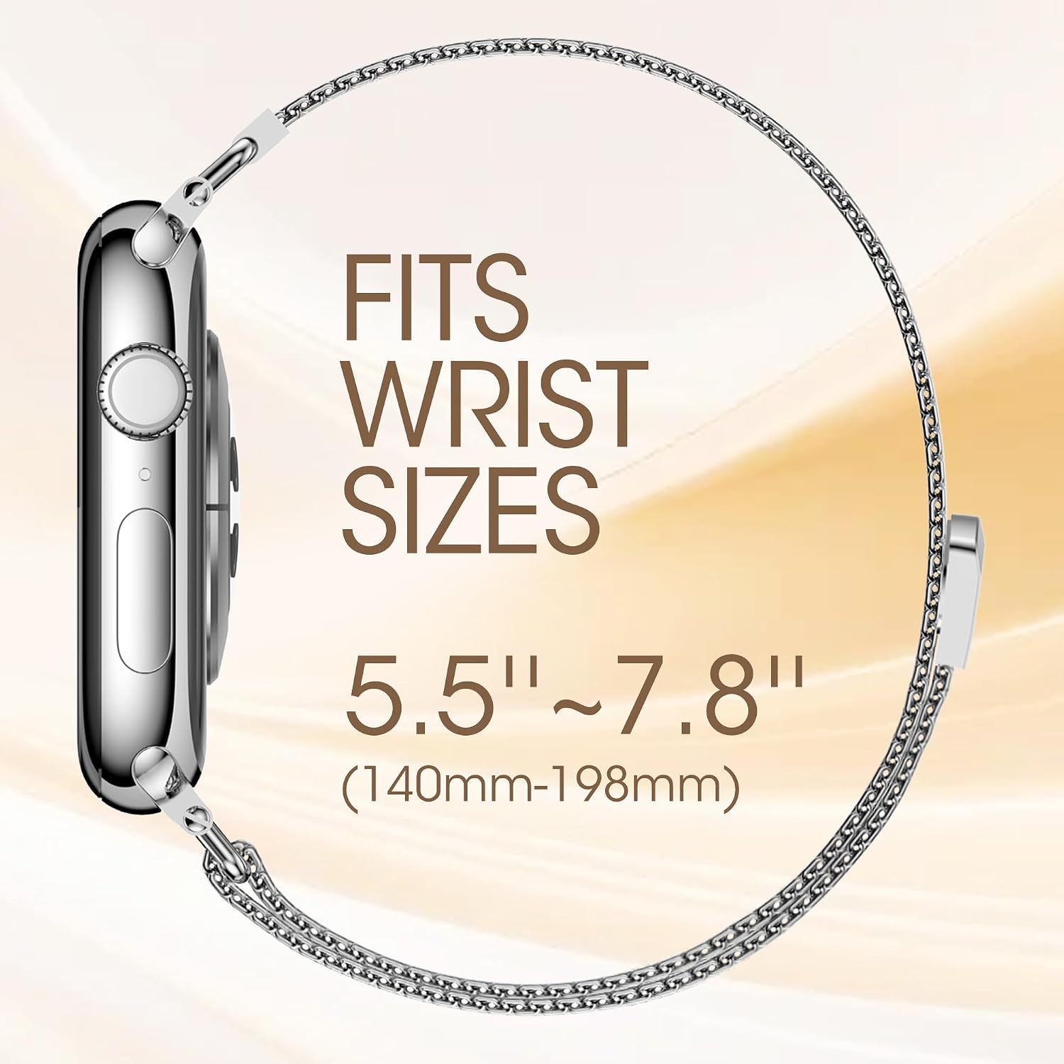 14MM Ultra-Slim Milanese Loop for Apple Watch Band for Women 42mm 38mm