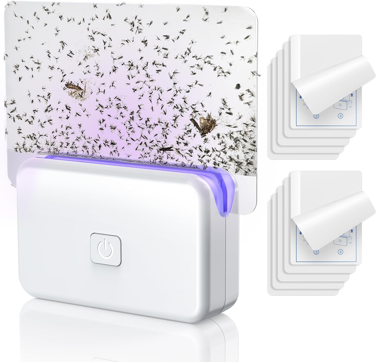 LFSYS Fruit Fly Traps for House Indoors Gnats, 1 Device+10 Refills