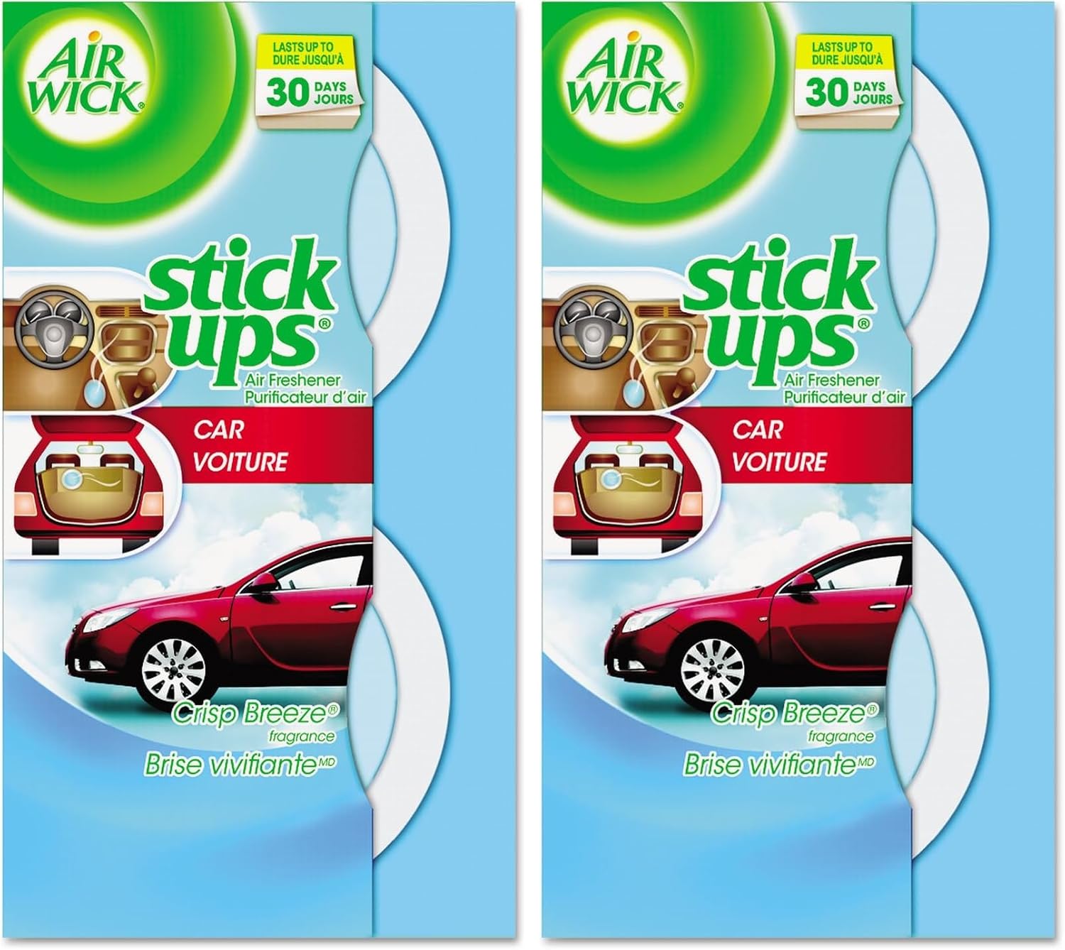 Air Wick Stick Ups Air Freshener, Sparkling Citrus, 2 Count