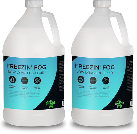 Freezin Fog - Outdoor Low Lying Ground Fog Fluid - For Halloween, Theatrical Effects, Haunted Attractions
