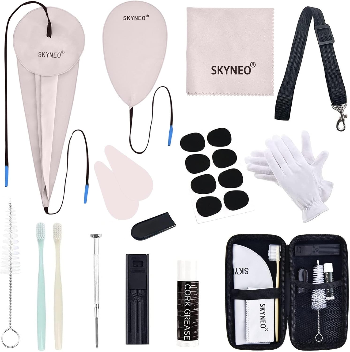 Gray Saxophone Cleaning kit, Alto Cleaning kit, Bass Clarinet Swab Kit