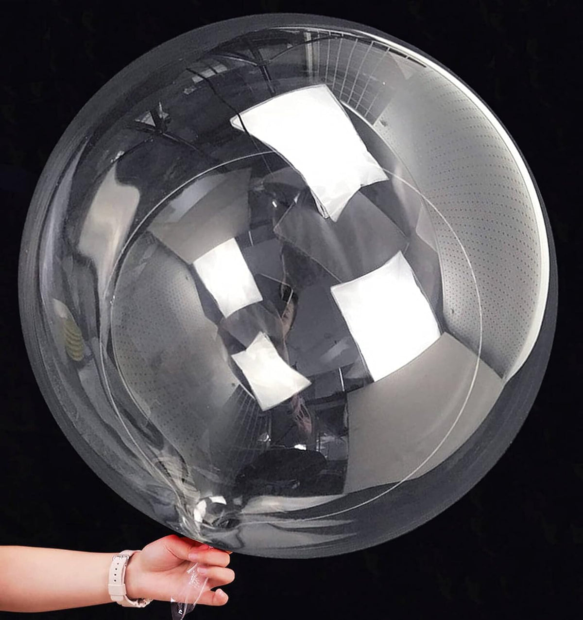 36 Inch Bobo Balloons, 8 Pcs Clear Bobo Balloon, Large Bubble Balloons