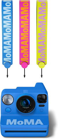 Polaroid Now 3rd Generation I-Type Instant Film Camera - Polaroid x MoMa Limted Edtion - Includes Three Limited edtion MoMa Camera Straps - Camera Only No Film (9182)
