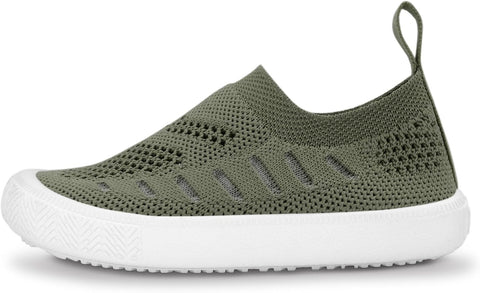 JAN & JUL Slip-on Knit Shoes, Machine Washable and Lightweight Sneakers for Toddler Boys and Girls