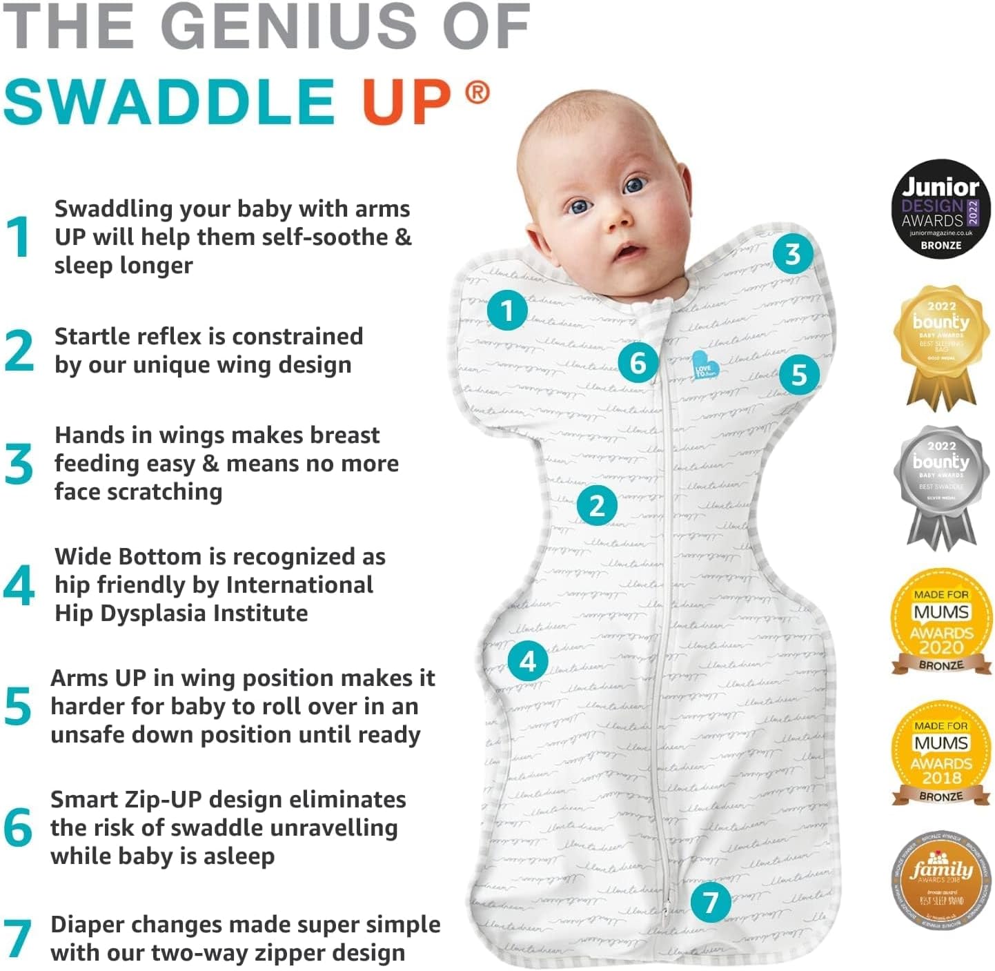 Love to Dream Swaddle Up Baby Sleep Sack | 1.0 TOG, 13-19lbs, Horse