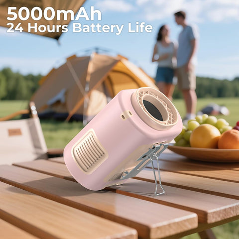 AMACOOL Mini Portable Waist Fan Clip on, 13000RPM Wearable Shirt Belt Fan