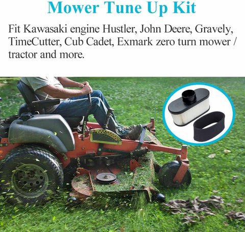 HOODELL FR691V Tune Up Kit for Kawasaki FR651V FR730V FS481V FS541V FS600V FS730V Engine Lawn Mower Tractor, Replace 49065-7007 Oil Filter 11013-7047 Air Filter