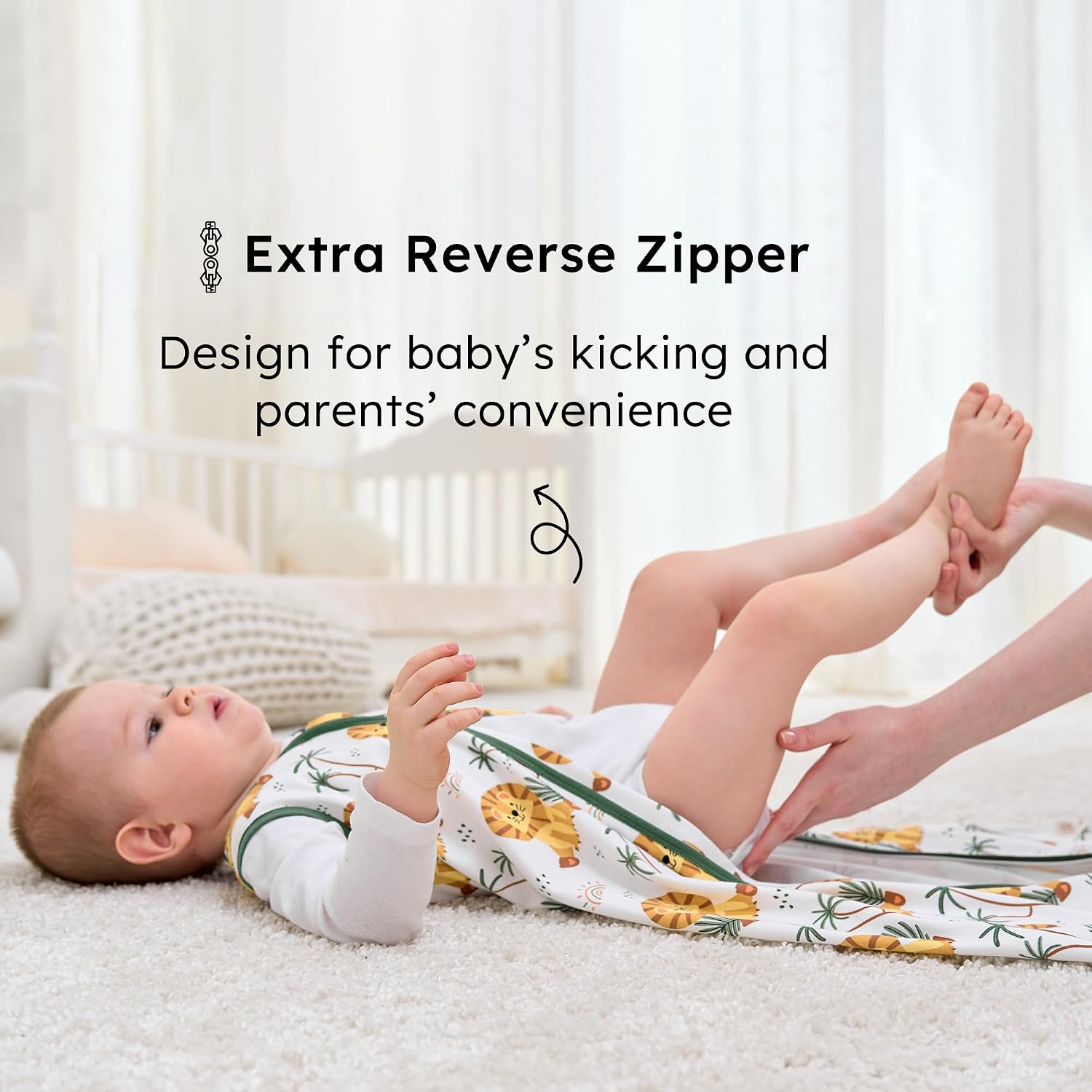 Baby Sleep Sack 18-24 Months 0.5 Tog Soft Sleeping Bag 100% Cotton