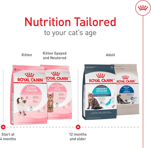 Royal Canin Feline Health Nutrition Dry Kitten Food, Supports Digestive Health, Immune Support and Healthy Energy, 3 lb Bag