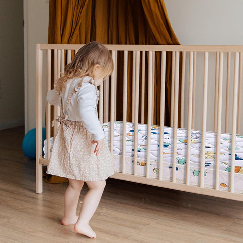 Mini Crib Mattress 38" x 24" x 4"- Firm Support and Comfort Premium Foam,Noiseless and Odorless,Hypoallergenic Mini Crib Mattress,Fits Mini and Portable Cribs,Dual Sided with Soft Breathable Fabric