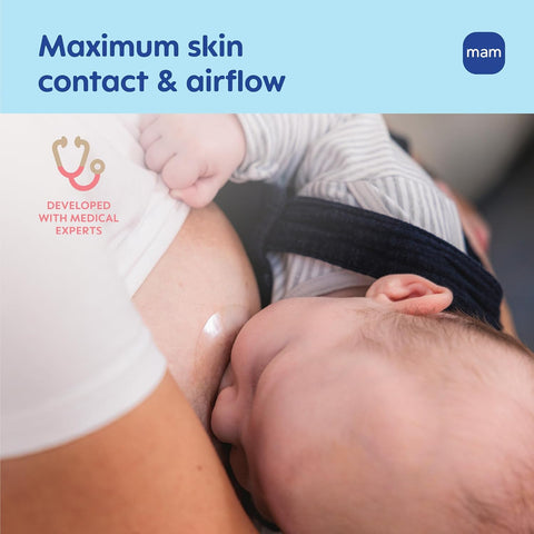 MAM Nipple Shields for Breastfeeding Small 17mm 2 Pack