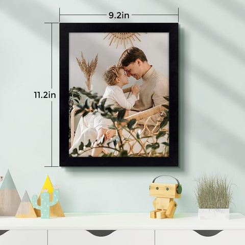 Golden State Art 8x10 Picture Frames Set of 8, Black