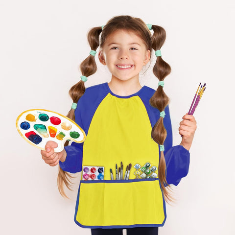 Kopokita Kids Art Smock, Toddlers Painting Apron Children Artist Smock
