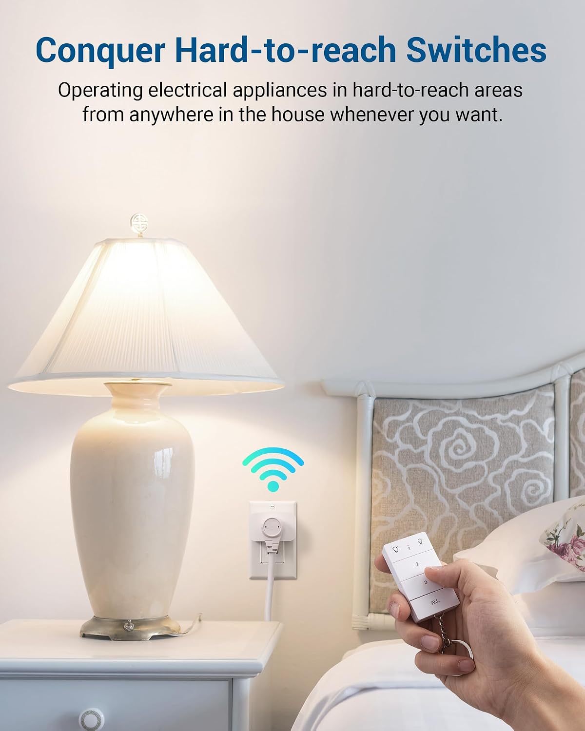DEWENWILS Remote Control Outlet, 100FT Range, Independent Control Outlet