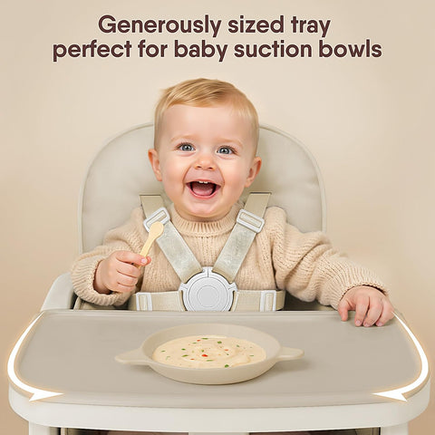 Obee Odee 3-in-1 Portable Baby High Chair for Babies and Toddlers (Beige)