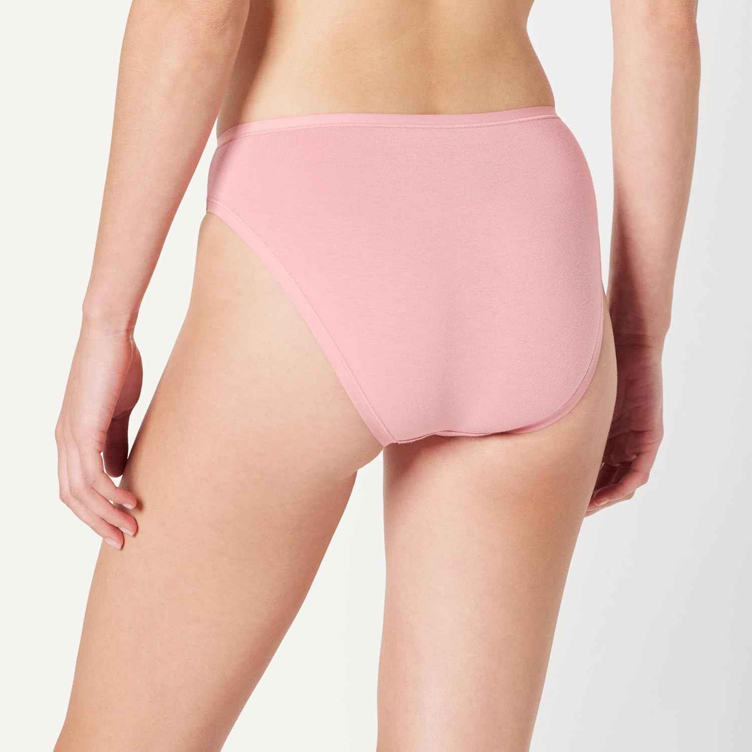 Amazon Essentials Women's Cotton Spandex Bikini Brief Underwear (Available in Plus Size)