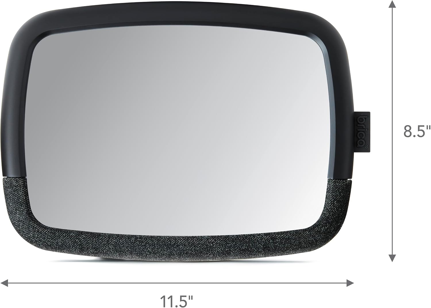 Munchkin Pivot 360 Baby Car Mirror for Rear-Facing Car Seats, Black, 1 Pack