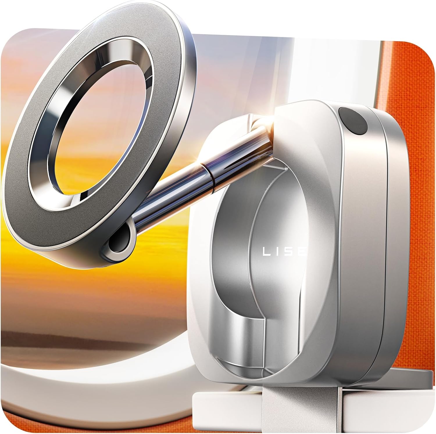 LISEN Airplane Travel Essentials Flying Airplane Phone Holder Magsafe