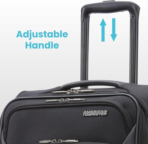 American Tourister 4 KIX 2.0 Expandable Softside Luggage with Spinner Wheels, 24 SPINNER, PURPLE ORCHID