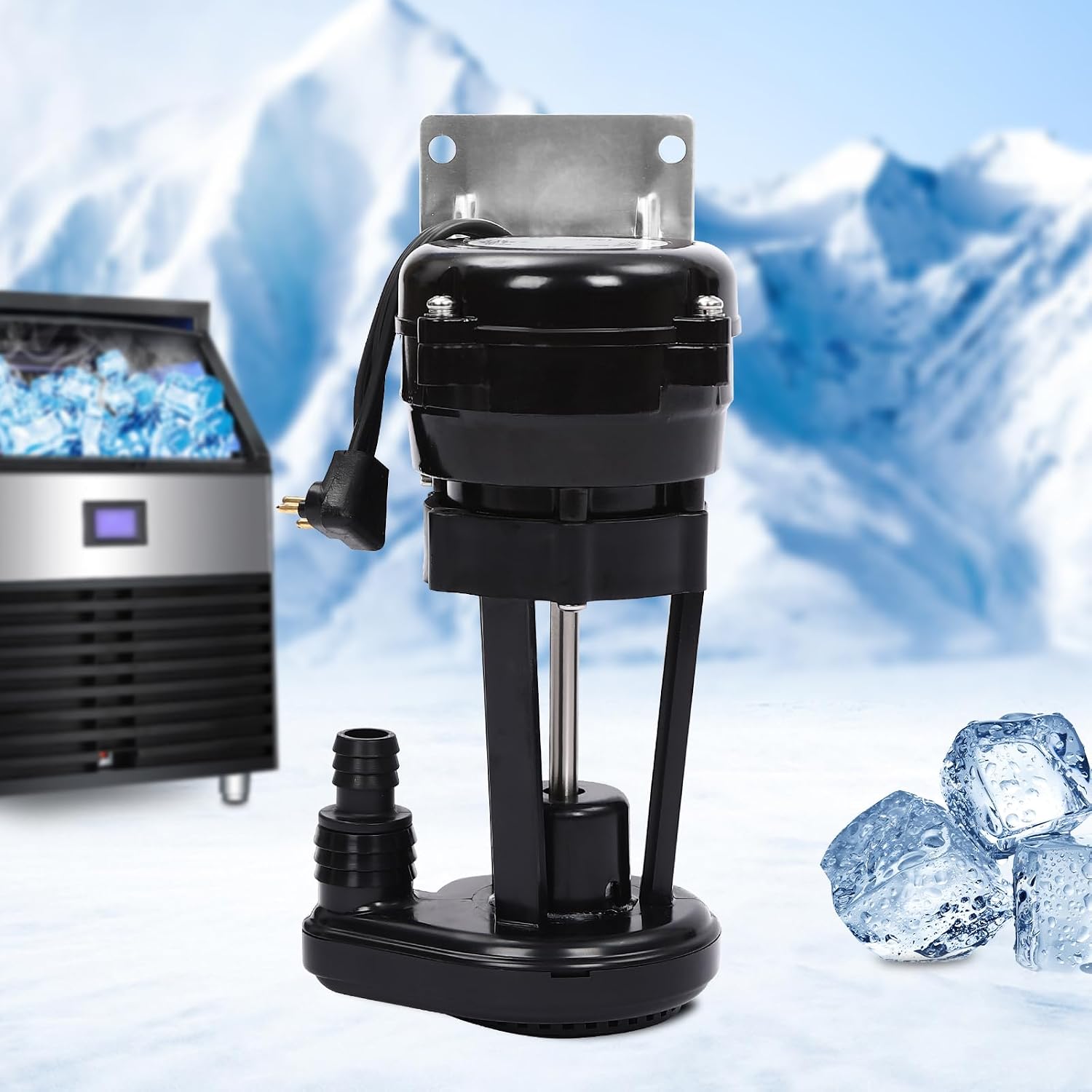 Water Pump Ice Machine, Water Pump Universal Pump Ice Machine Accessories, Ice Machine Replacement Water Pump Ice Maker Pump