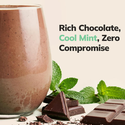 Ka’Chava Whole Body Meal Shake Chocolate Mint 2 lb – Vegan Protein Powder with 85+ Superfoods & Greens – Plant-Based Meal Replacement with Probiotics & Digestive Enzymes – Gluten & Dairy Free