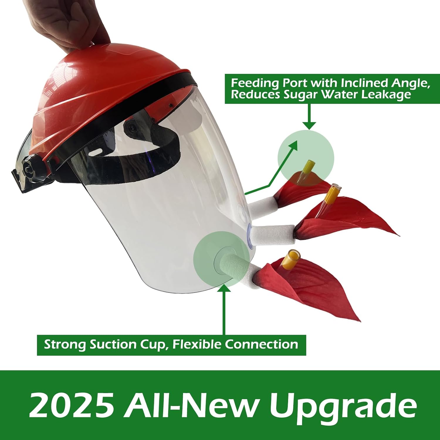 Hummingbird Feeder Hat, Wearable Hummingbird Feeder Helmet