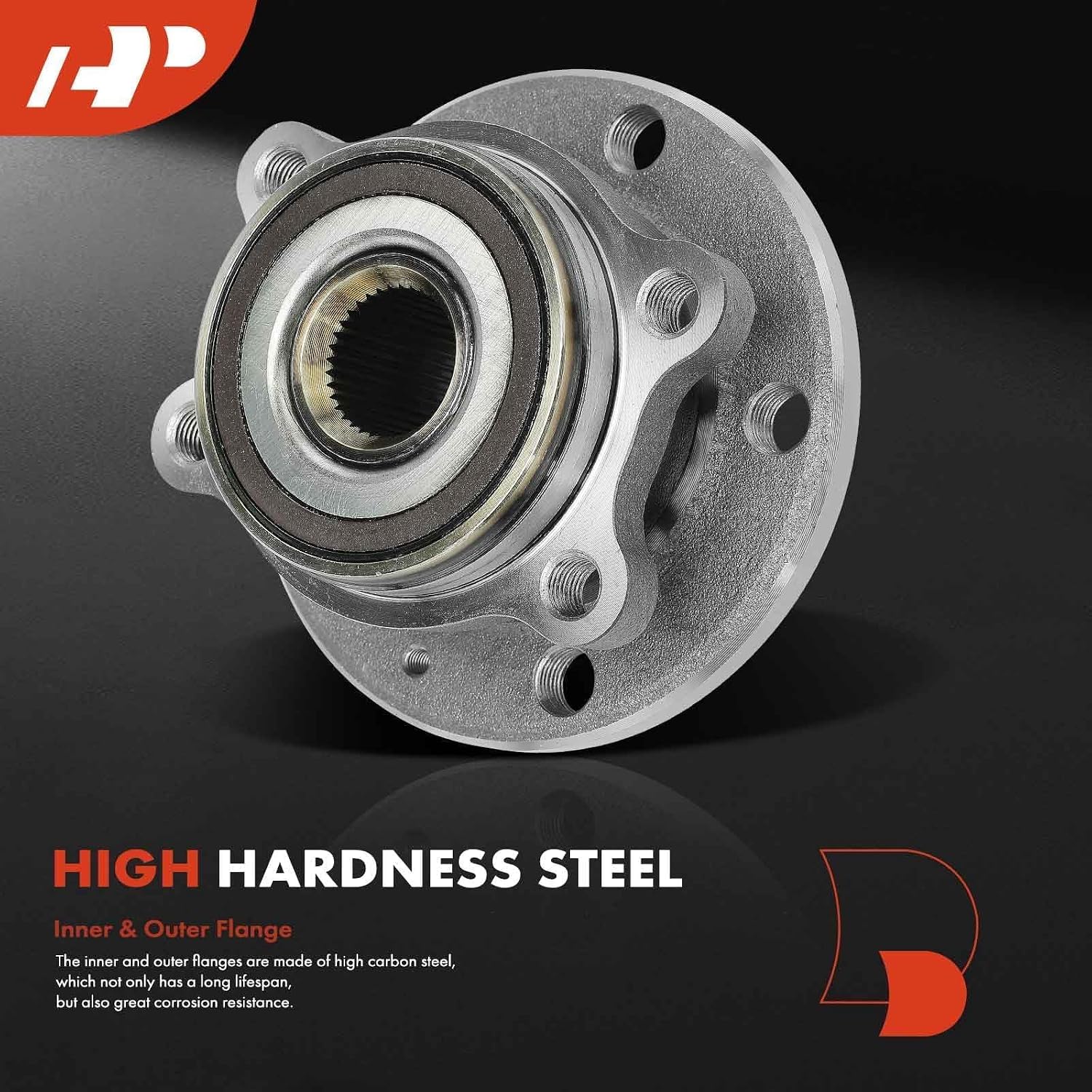 A-Premium 2 x Wheel Bearing Hub Assembly Compatible with Volkswagen, Audi