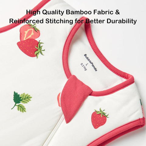BubblePanda Rayon Made from Bamboo Sleep Sack 12-18 Months 0.5 Tog Baby