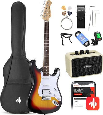 Donner DST-100S 39 Inch Full Size Electric Guitar Kit