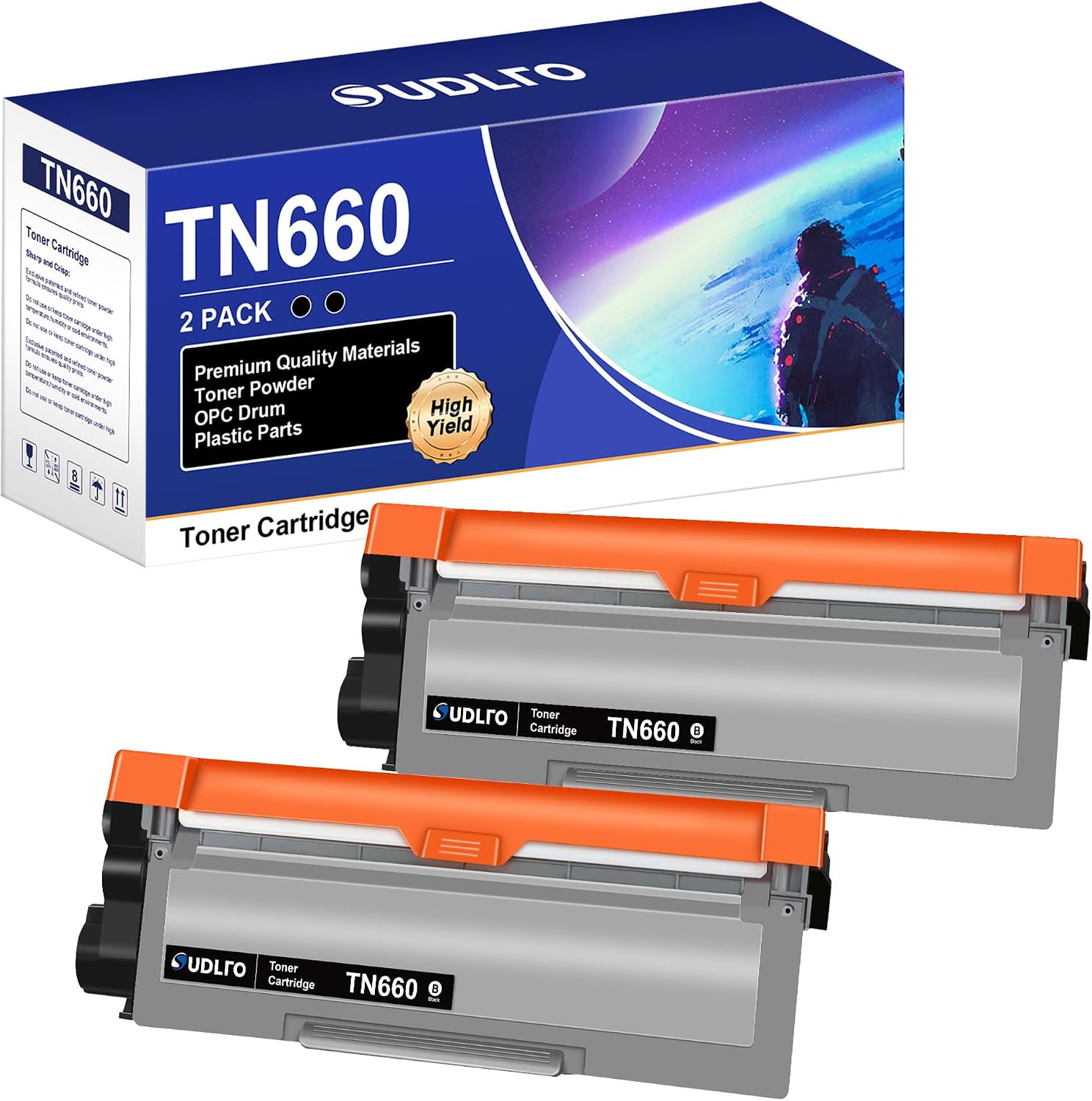 TN660 TN-660 Toner Cartridge Replacement for Brother TN660 TN630 TN-630