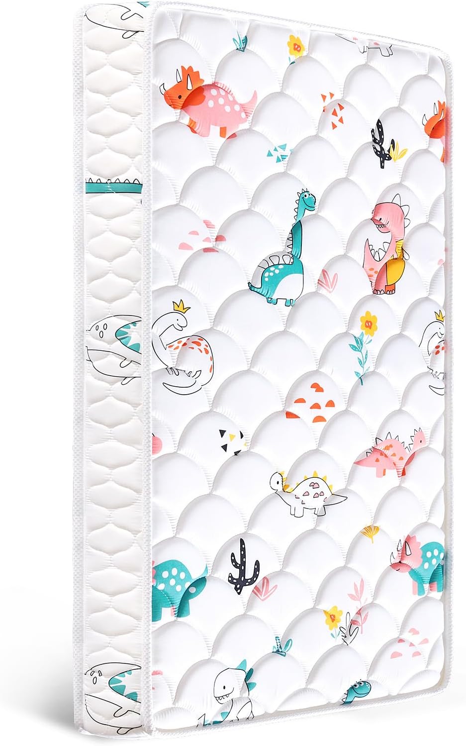 Letmxiu 5" Crib Mattress and Toddler Mattress, Firm, Hypoallergenic Crib Mattress, Fits Standard Crib and Toddler Bed