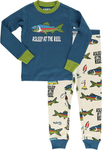 Lazy One Warm Long-Sleeve PJ Sets for Girls and Boys