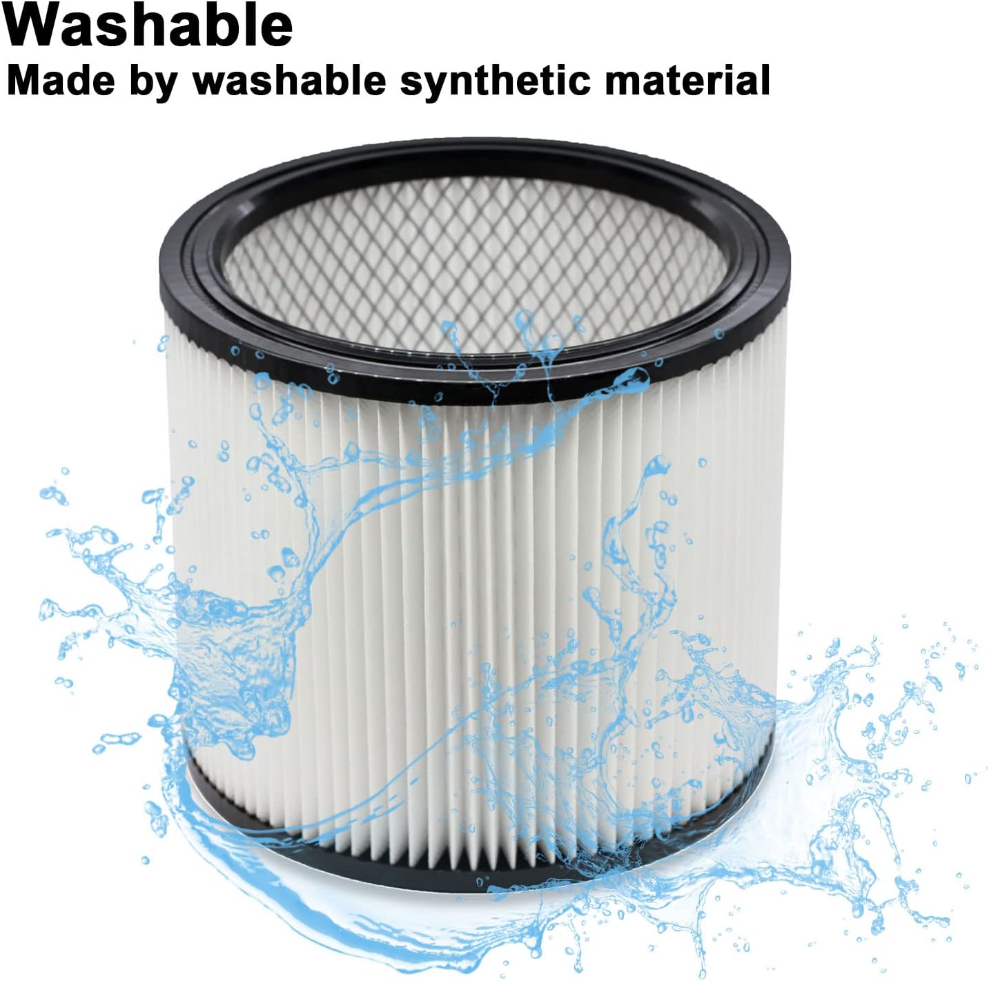 Replacement Filter Compatible with Shop-Vac 90350 90304 90333 Replacement fits most Wet/Dry Vacuum 5 Gallon and above (1)