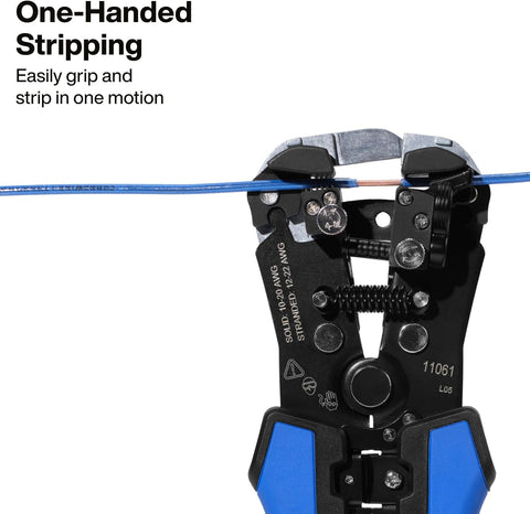 Klein Tools 11061 8-Inch Self-Adjusting Wire Stripper/Cutter