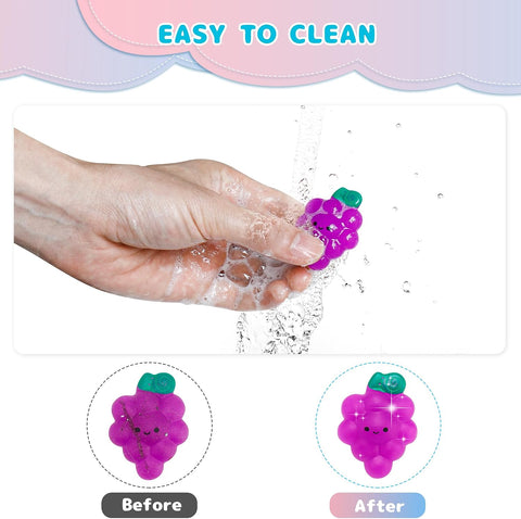 100 Pack Mochi Squishy Toys, Party Favors for Kids 4-8-12,Birthday Gifts Treasure Box Classroom Prizes Goodie Bag Stuffers, Mini Squishy Fidget Toys, Carnival Prizes in Bulk