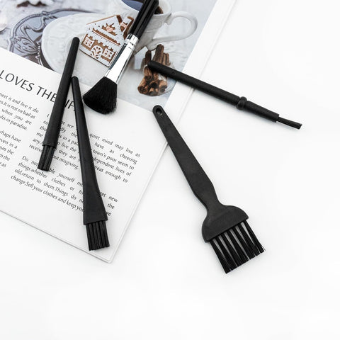 5 PCS Mini Keyboard Brushes, Anti-Static Brush for Small Spaces