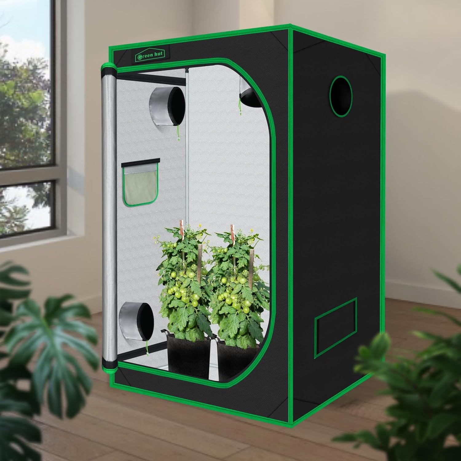 3x3 Grow Tent, 36"x36"x72" Hydroponics Growing Tent