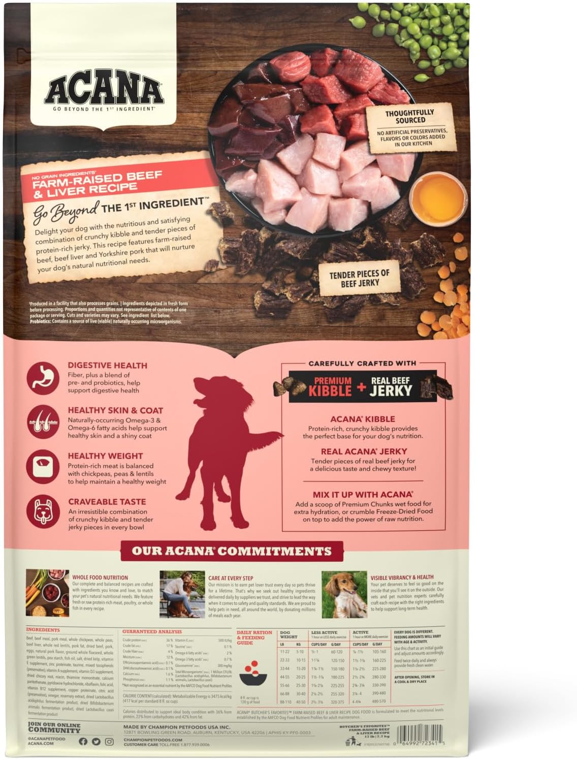 ACANA Butchers Favorites Grain-Free Dry Dog Food Farm-Raised 17lb Bag