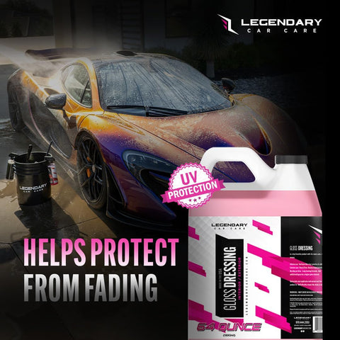 Legendary Gloss Dressing Spray 64oz (Half Gal) - Tire, Trim & Vinyl Shine