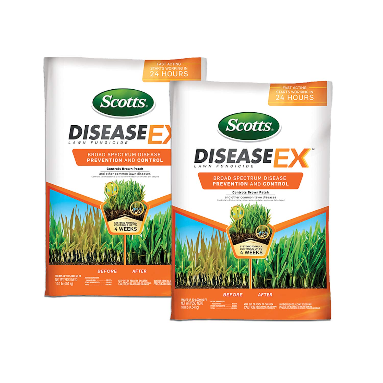 Scotts DiseaseEx Lawn Fungicide, 10 lbs. (2-Pack)