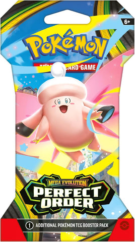 Pokemon TCG: Mega Evolutions - Perfect Order Sleeved Booster Pack - 10 Cards