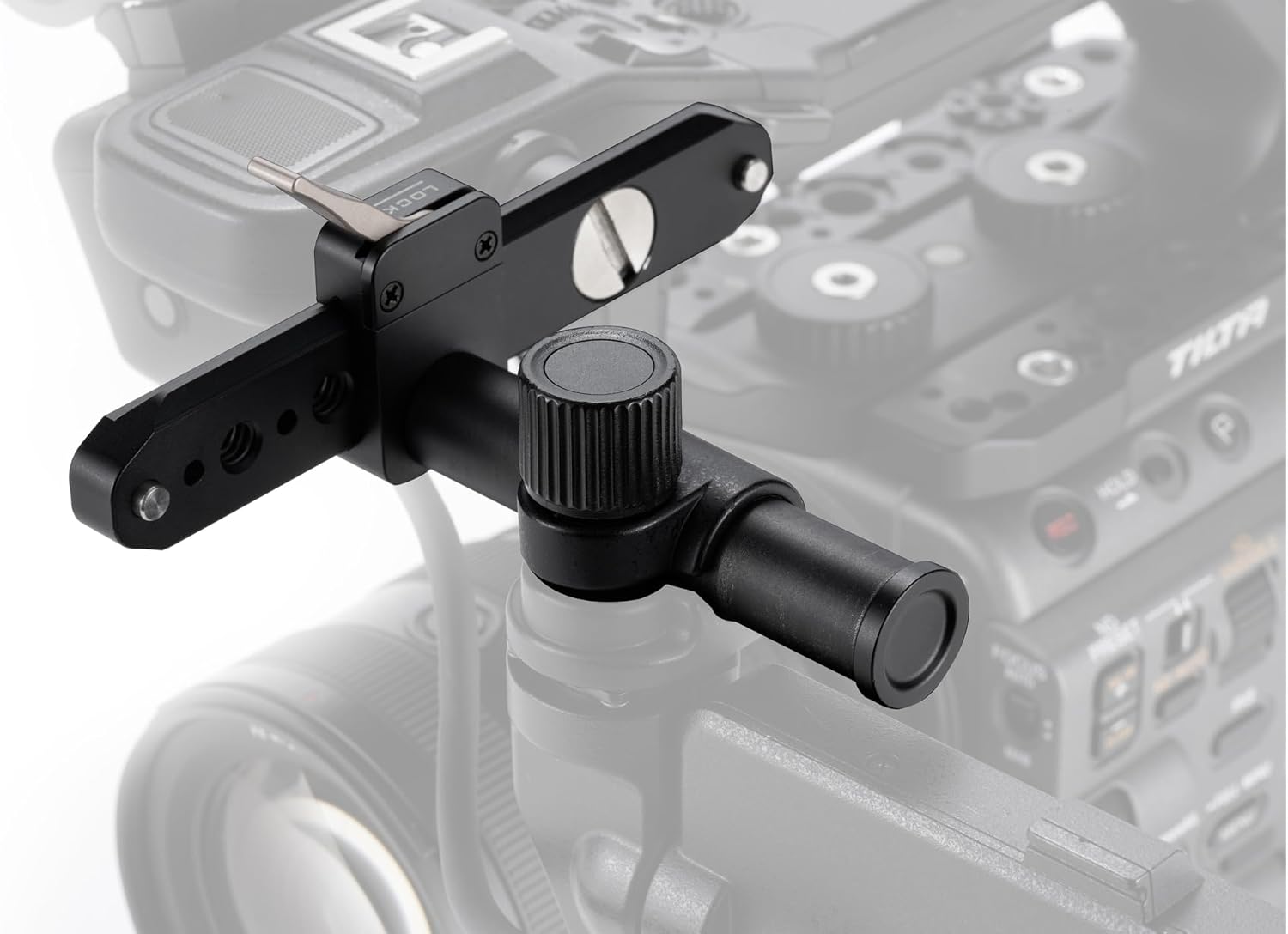 Tilta EVF Bracket Compatible with Sony FX6 | Mount via NATO Rail and Native Monitor Mount | Adjustable Design | Lightweight & Durable