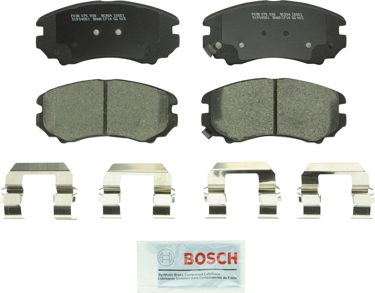 BOSCH BC924 QuietCast Premium Ceramic Disc Brake Pad Set - Front