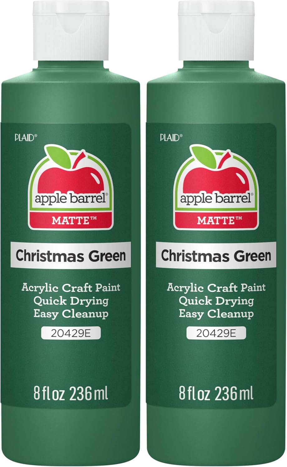 Apple Barrel Acrylic Paint, Black (Pack of 3) 8 oz, 20404EA- (Pack of 3)