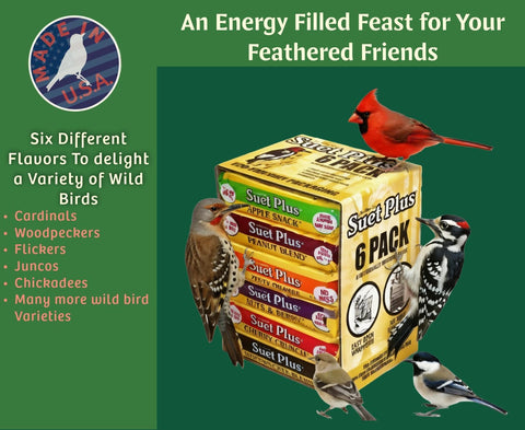 Wildlife Sciences Suet Plus 6 Pack Variety Feeder